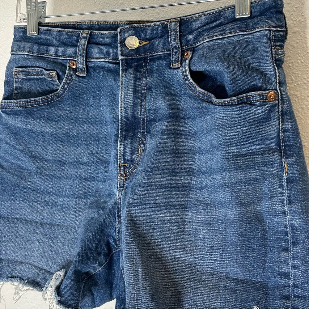 H&M Blue Denim Shorts Size 8 - Picture 2 of 6